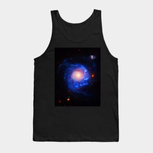 Pinwheel Galaxy Blue Tank Top